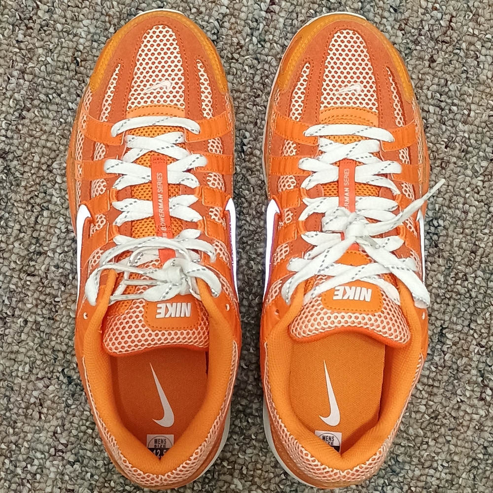 Nike P-6000 Orange White Sneakers Mens size 12.5 - Picture 3 of 7